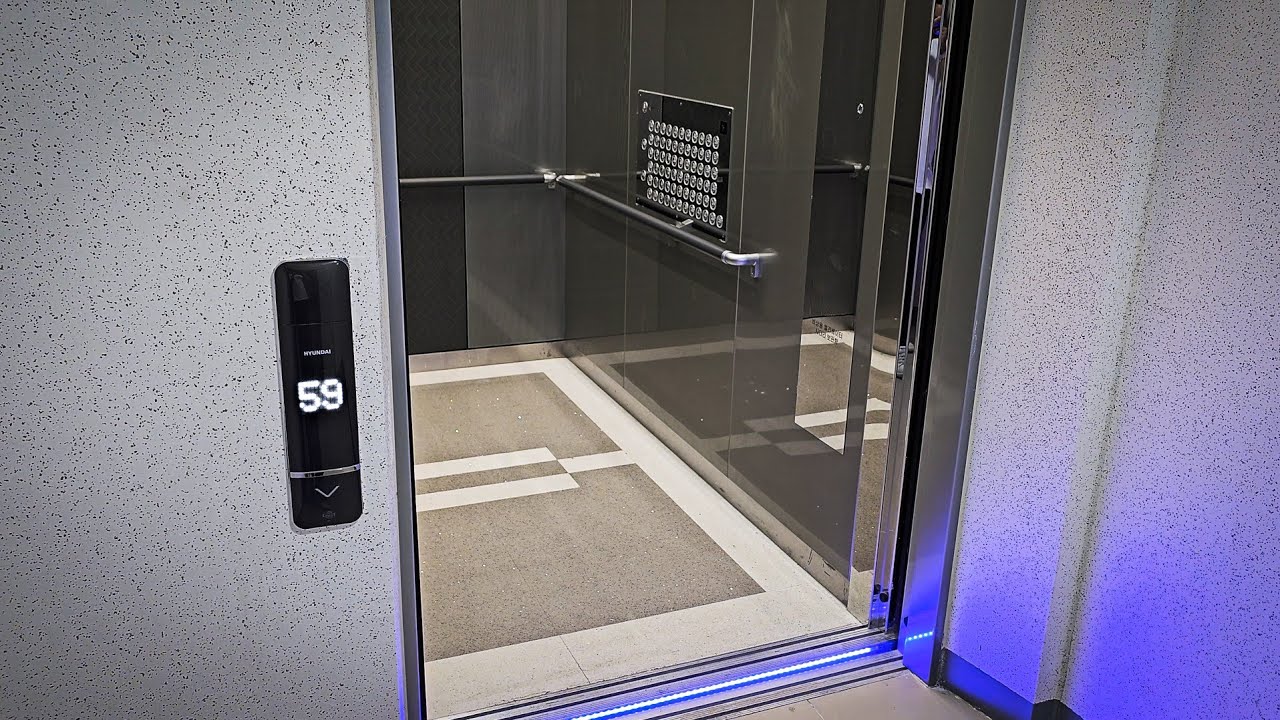 59층 일방개폐!ㅣ서울 동대문구 청량리역 한양수자인 그라시엘 비상용 현대 엘리베이터ㅣEp. 8ㅣ한 엘