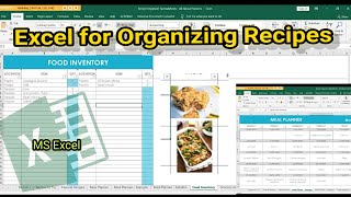 Excel for Organizing Recipes - Tips