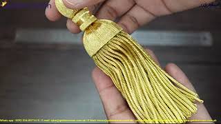 Decoration Gold Bullion Tassel, French Gold Bullion Tassels, Gold Bullion Tassel Suppliers screenshot 5