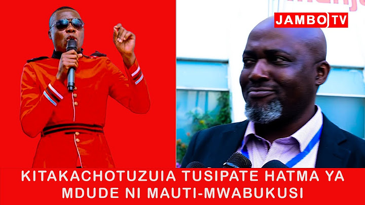 MWABUKUSI AIBUA MAPYA SAKATA LA KUPOTEA KWA MDUDE"KITAKACHOTUZUIA NI MAUTI"TUNAMTAKA AKIWA HAI
