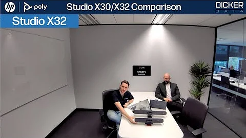 HP Poly Studio X30 & X32 Comparison