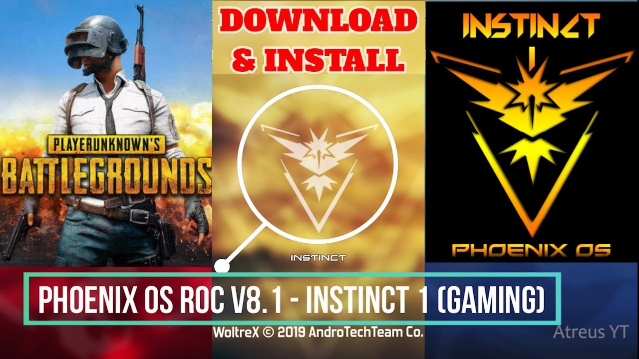 Phoenix OS ROC V8.1 Instinct (Gaming) Download & Install | Full Guide Step  By Step | Pubg Mobile - 