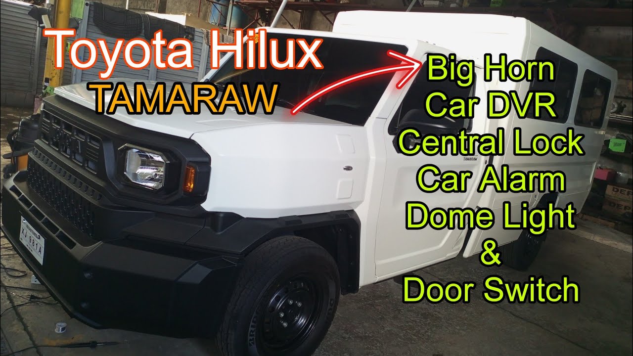 Toyota Hilux ( TAMARAW ) Big Horn installation