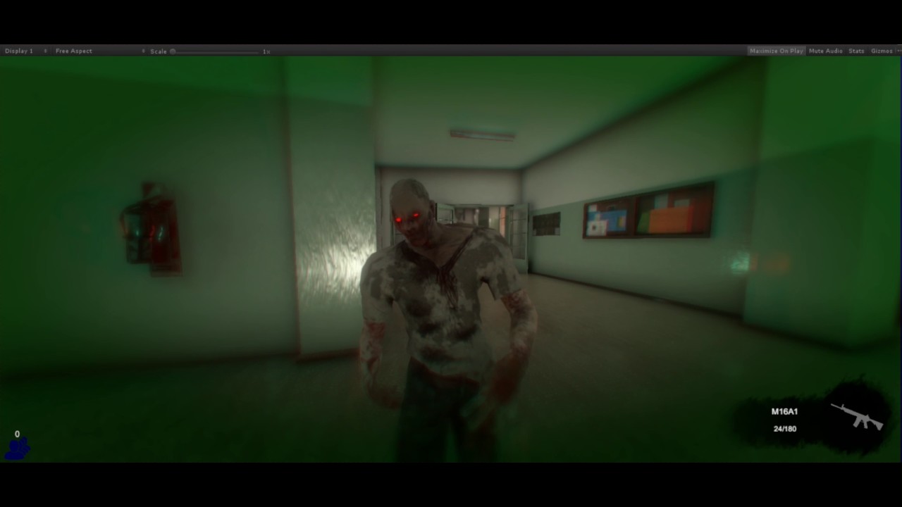 [Unity3D] - [Zombie FPS] Player Infection and Cure Mechanic - YouTube