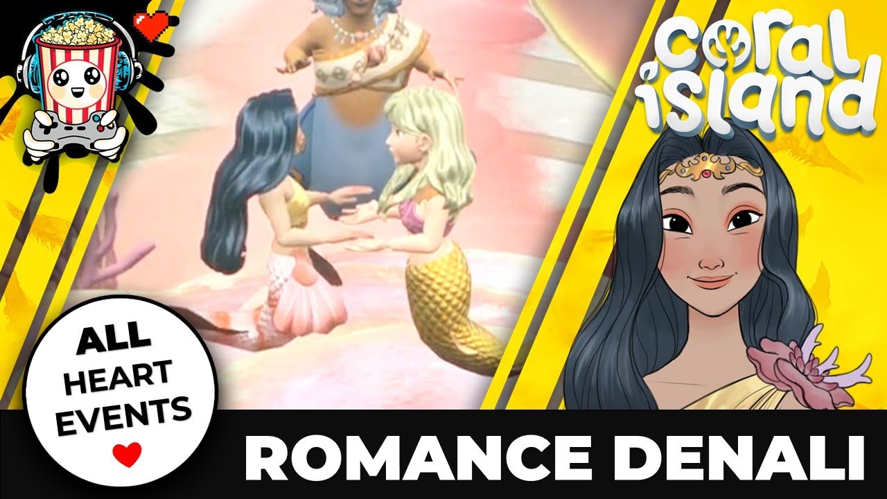 Coral Island: Romance Denali | ALL Heart Events ️ + Proposal + Wedding