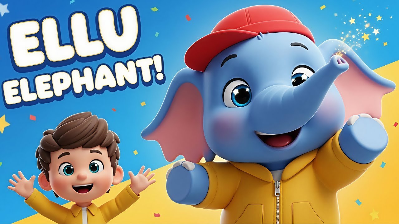 Ellu Elephant Party 🐘 | Fun Kids Song | Nursery Rhymes Cartoon 