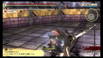 GOD EATER 2 RAGE BURST New weapon test and nana in hd