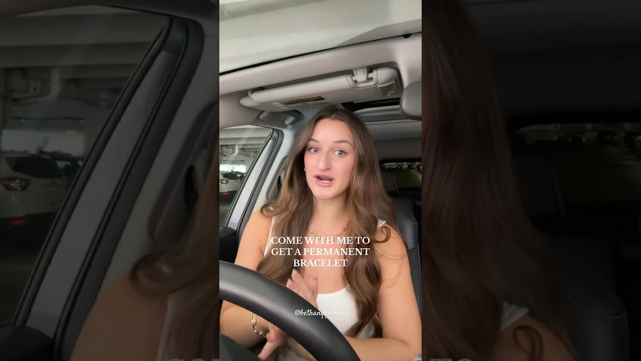 Bethany captured the full permanent bracelet experience 🫶🏼 I LOVE seeing y&rsquo;all&rsquo;s designs! #jewelry