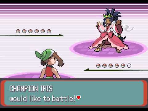 Vs. Champion Iris - Pokemon GBA Remake - YouTube