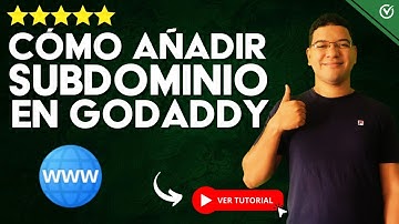 Cómo AÑADIR un SUBDOMINIO en GoDaddy | 🖥️ Agrega un Dominio Adicional Fácilmente 🖥️