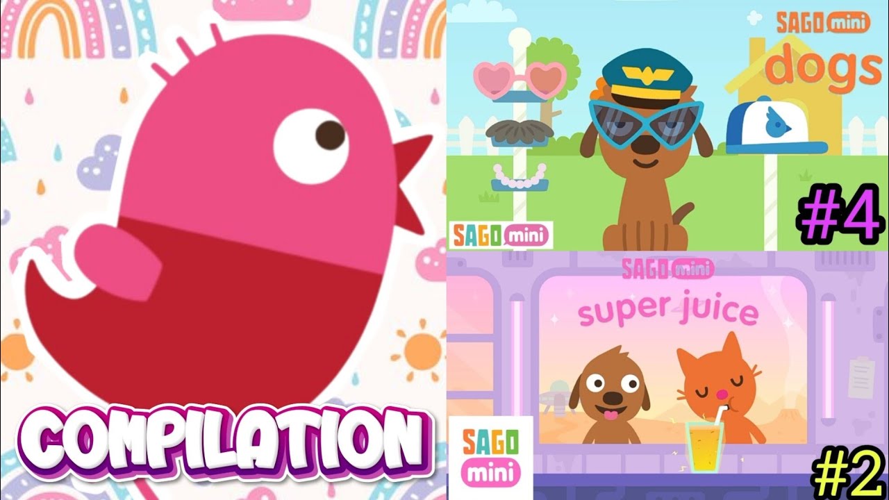 Sago Mini Roly Sago Mini Gameplay Compilation | Part 1 | 🎮😺🐶🐰🌟 - YouTube