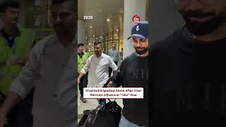 #viratkohli Spotted Alone After Viral German Influencer Like Controversy, Where Is #anushkasharma ?