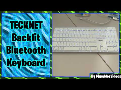 A Must Have Keyboard? Tecknet Backlit Bluetooth Keyboard For Mac || MumblesVideos Product Review