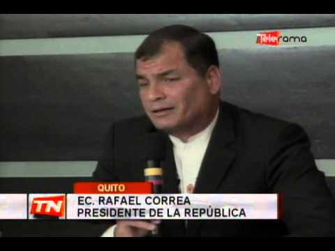 Presidente Correa retornó tras visitar al Papa