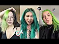 Amazing Green Hair Dye 😍💇‍♀️ ~ Tiktok Compilation