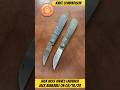 Jack Wolf Knives LaidBack Jack Comparison - Original Micarta Vs. Re-Release Jigged Titanium!