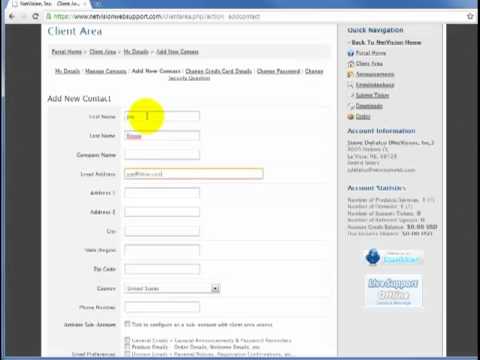 How to add additional users to your NetVision account