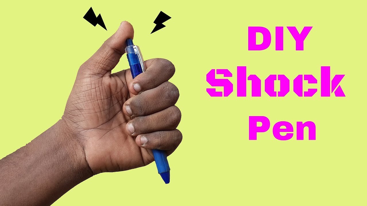 How to Make an Electric Shocking Pen - Very Easy - YouTube