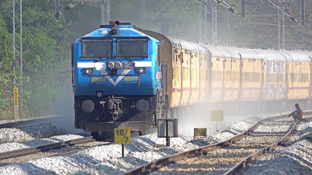 24-in-1 SPEEDING TRAINS of INDIAN RAILWAYS | DUST STORMING ACTION at BENGALURU URBAN | PART - 1