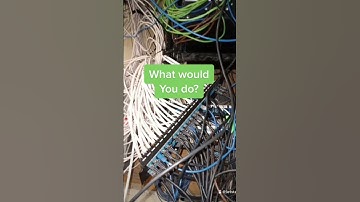What would you do to fix this mess? #cbrcdd #rcdd #wiremonkey #BICSI #cat6