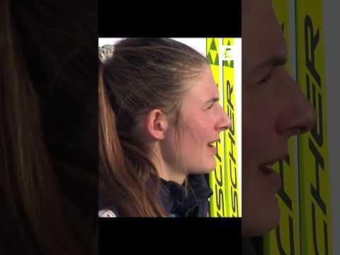 🥺Les larmes de Justine Braisaz-Bouchet sur le podium de la mass-start #shorts #biathlon