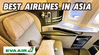 Best Airlines in Asia | FLIGHT REVIEW - EVA AIR  TPE-PVG | Business class | Premium Lounge