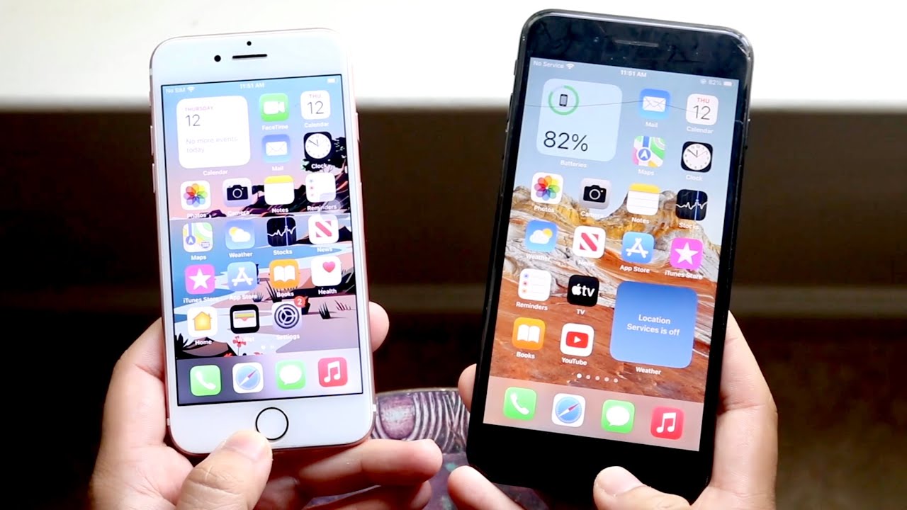 New iPhone 7 Vs iPhone 7 Plus In 2021! (Comparison) (Review)