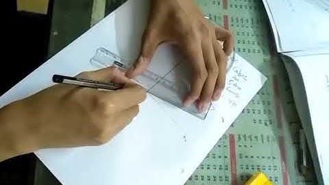 CLINOGRAPHIC PROJECTION OF RHOMBODODECAHEDRON PART 1 , BY SHRITIJ