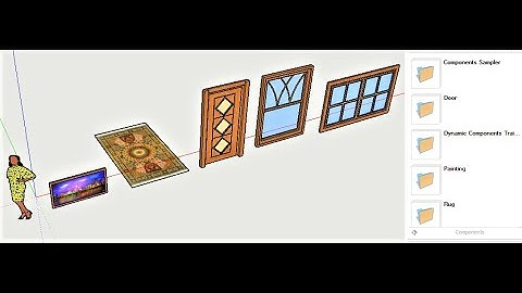 SketchUp Pro 14, Component library