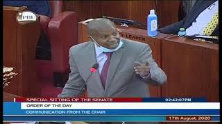 Mene, Mene, Tekel, Upharsin Furious Senator Kindiki Charges Senators In Senate