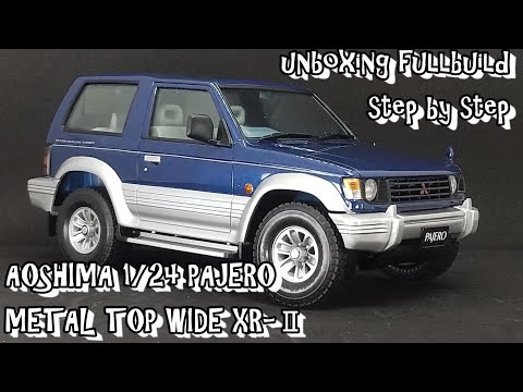 Scale Car Plastic Model AOSHIMA 1/24 PAJERO METALTOP WIDE XR