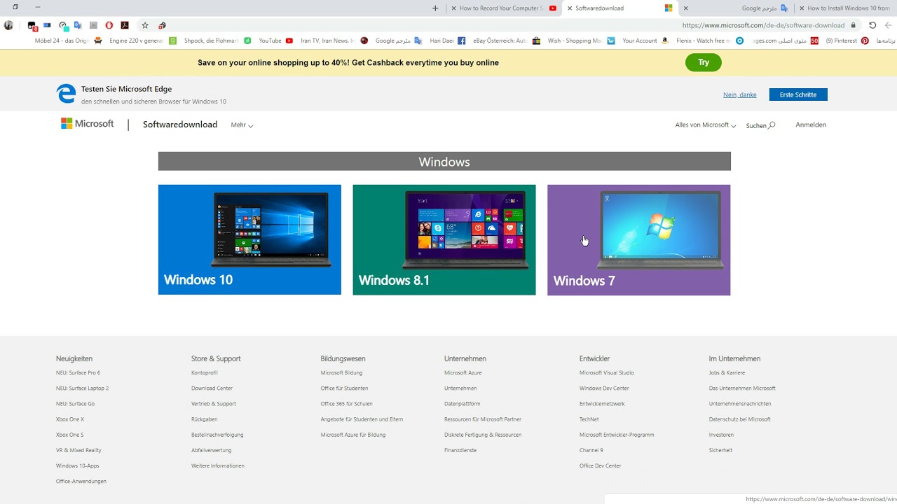 Install Windows 10 Part 1 - YouTube