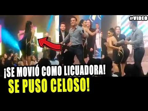 CHRISTIAN DOMINGEZ SE PONE CELOSO POR BAILE DE PAMELA FRANCO EN SU PROGRAMA