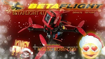 BETAFLIGHT 4.1.1 DEFAULTS TEST FLIGHT🎅🎄