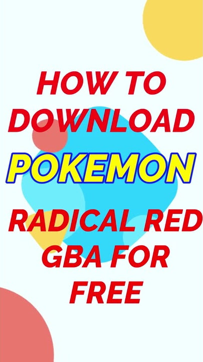 ◓ Pokémon Radical Red 💾 [v3.1.0] • FanProject