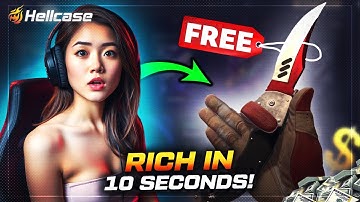 HELLCASE SECRET CS2 KNIFE CASE IS INSANE! Hellcase Promo Code 2025