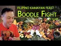 Tackling A Boodle Fight by myself!  | Massive Filipino Kamayan Feast