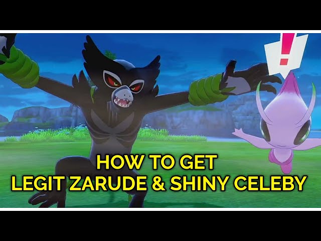 Pokémon Global News - A heads up to those receiving a Shiny Celebi & Zarude  via trade If you receive a Shiny Celebi & Zarude holding a Master Ball the  Pokémon might