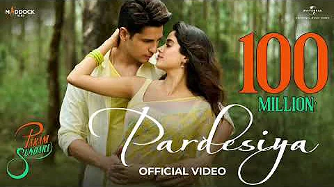Pardesiya - Param Sundari | Sidharth M, Janhvi K | Sachin-Jigar, Sonu Nigam, Krishnakali, Amitabh B