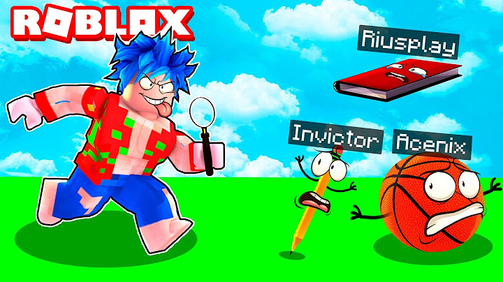 Nos CONVERTIMOS en OBJETOS en ROBLOX 😂 EL ESCONDITE con INVICTOR