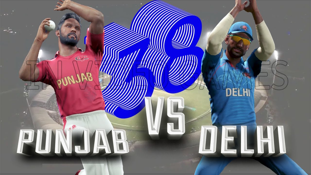38 Punjab vs Delhi - PUN vs DEL - Match Highlights Indian League Premier 2020 Cricket 19 Game