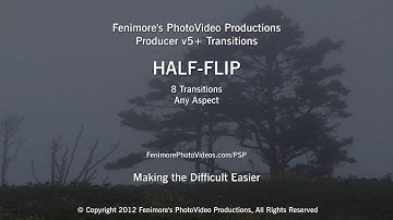ProShow Producer 5+: Transitions: FPVP Half-Flip