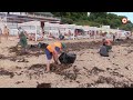 Севастопольские пляжи очищают от последствий стихии