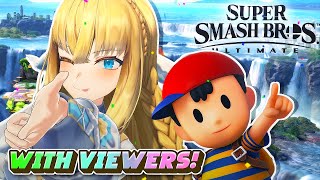 SUPER SMASH BROS. WITH VIEWERS!!! 【Ness PK Fire Spam ONLY 🔥💥 】