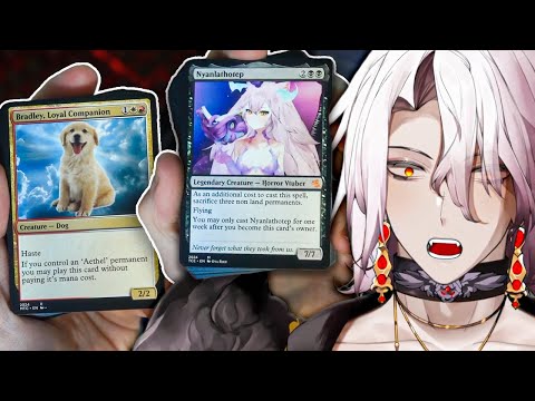 Aethel Unpacks Fan Made Magic the Gathering Cards
