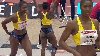 Khaddi SAGNIA Most Beautiful Moments Nordic Indoor Match 2023 Athletics