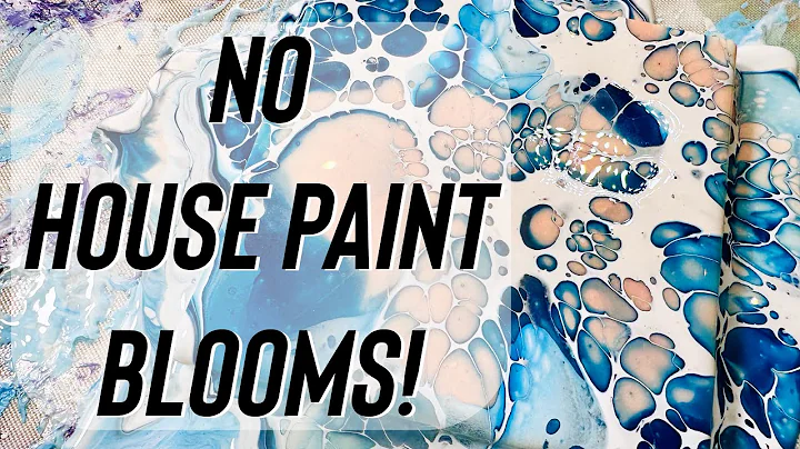 #270 How To Make Blooms With No House Paint! Bloom Technique/Pour Painting ❤️