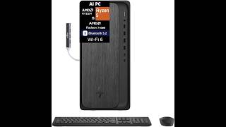 HP OmniDesk M02 AI PC Desktop (AMD Ryzen 5 8500G, 16GB DDR5, 512GB SSD, AMD Radeon 740M,