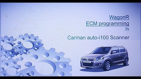 MARUTI SUZUKI WagonR ECM Programming by Carman i100 Scanner
