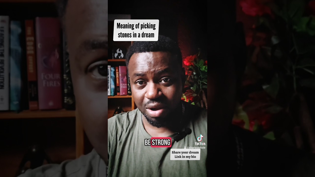 Meaning of picking stones in a dream.